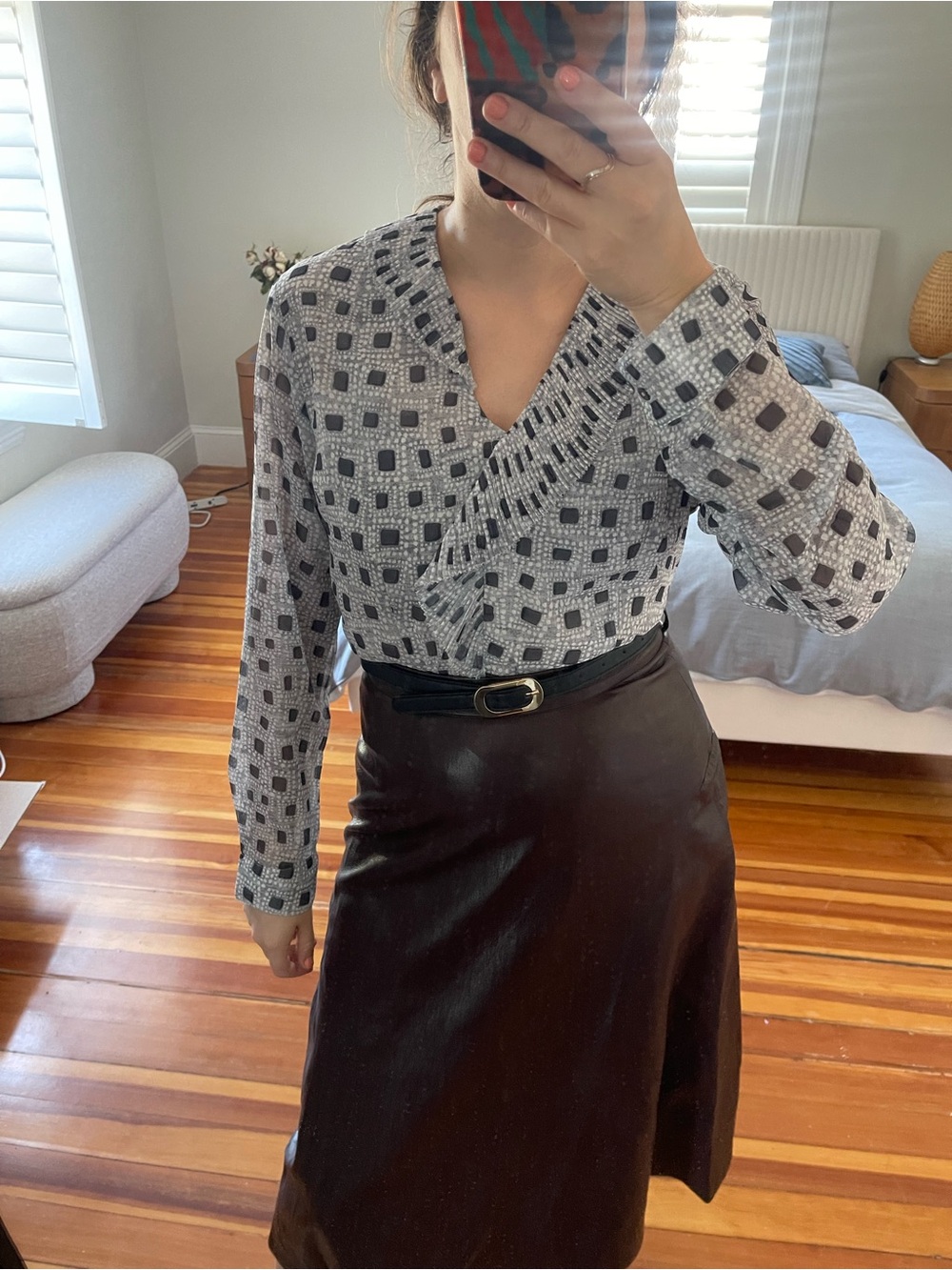 Geometric Pattern Nic & Zoe Blouse